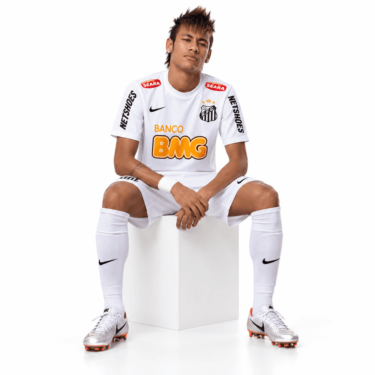 Camisa Local Santos Retro 11/12 Versión Jugador