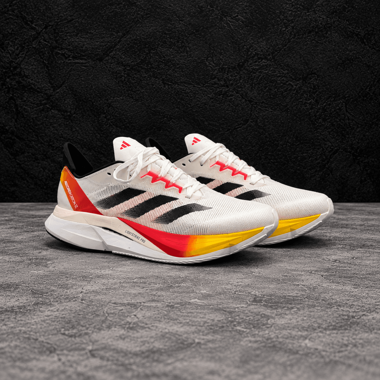 Adidas Adizero Boston 12 – Blanco Multicolor